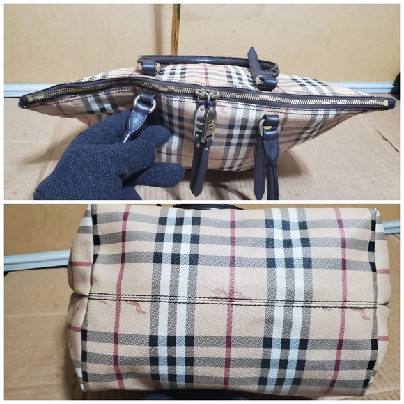 BURBERRY Haymarket Check Small Salisbury Tote Bag - Picture 7 of 11